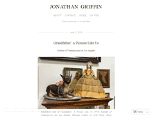 Tablet Screenshot of jonathangriffin.org